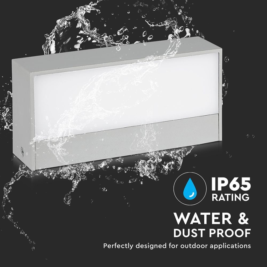 Iluminação de parede exterior LED LED/9W/230V 3000K IP65