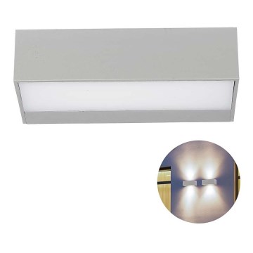 Iluminação de parede exterior LED LED/9W/230V 6500K IP65