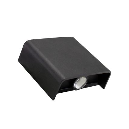 Iluminação de parede exterior LED LUNARIX LED/2W/230V 3000-6000K CRI 90 IP54 preto