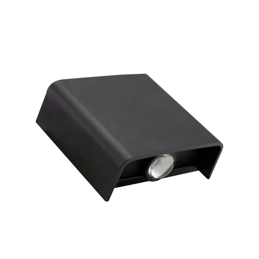 Iluminação de parede exterior LED LUNARIX LED/2W/230V 3000-6000K CRI 90 IP54 preto