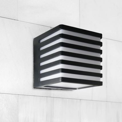 Iluminação de parede exterior LED MAXWELL LED/10W/230V IP54 grafite