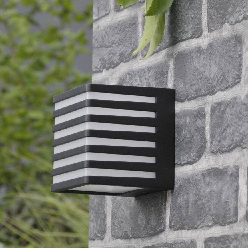 Iluminação de parede exterior LED MAXWELL LED/10W/230V IP54 grafite