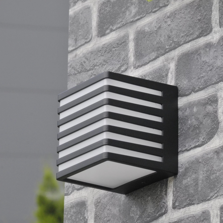 Iluminação de parede exterior LED MAXWELL LED/10W/230V IP54 grafite