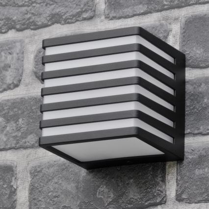 Iluminação de parede exterior LED MAXWELL LED/10W/230V IP54 grafite