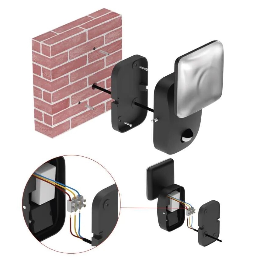 Iluminação de parede exterior LED NIKA LED/12,5W/230V IP44