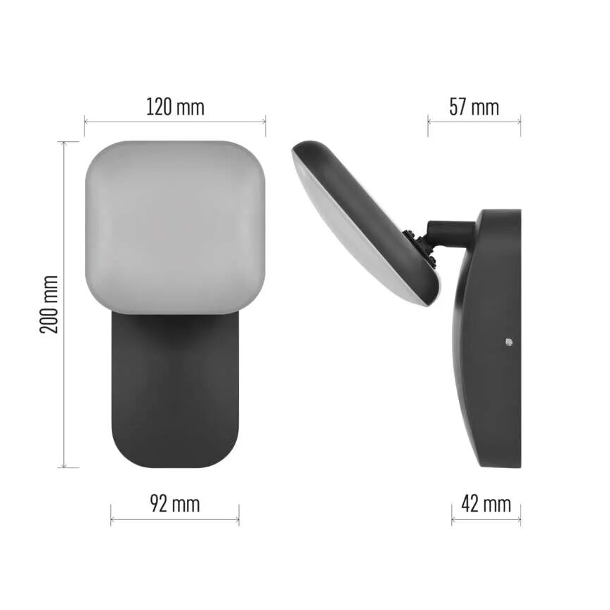Iluminação de parede exterior LED NIKA LED/12,5W/230V IP44