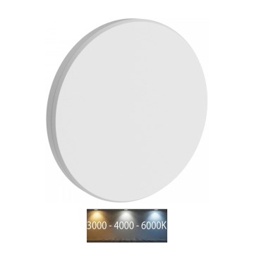 Iluminação de parede exterior LED PIATTA LED/9W/230V 3000/4000/6000K diâmetro 12 cm IP44 branco