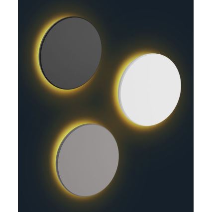 Iluminação de parede exterior LED PIATTA LED/9W/230V 3000/4000/6000K diâmetro 12 cm IP44 branco