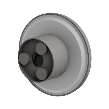 Iluminação de parede exterior LED PIATTA LED/9W/230V 3000/4000/6000K diâmetro 12 cm IP44 cinzento