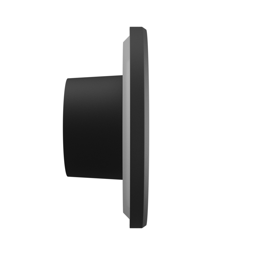 Iluminação de parede exterior LED PIATTA LED/9W/230V 3000/4000/6000K diâmetro 12 cm IP44 preto
