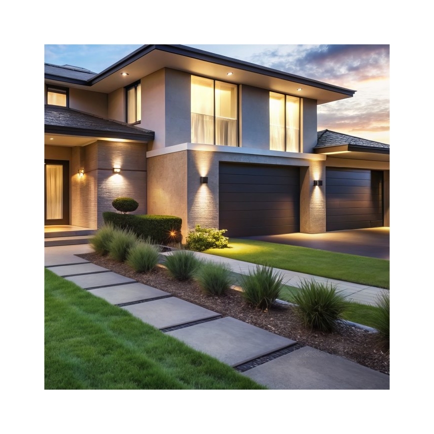 Iluminação de parede exterior LED QUERK 2xLED/3W/230V 3000K IP54 preto