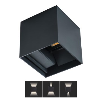 Iluminação de parede exterior LED REKA LED/7W/230V IP54 antracite