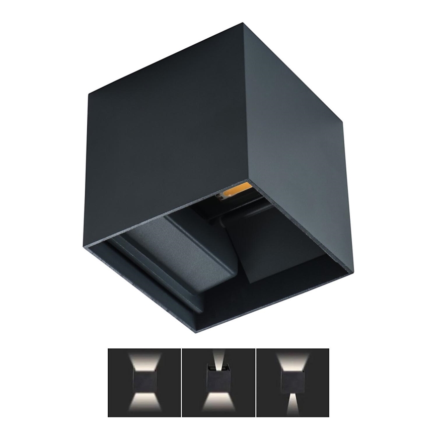 Iluminação de parede exterior LED REKA LED/7W/230V IP54 antracite