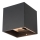 Iluminação de parede exterior LED RIKO 2xLED/4W/230V preta IP44