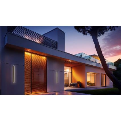 Iluminação de parede exterior LED STICK LED/12W/230V IP65 3000K 30 cm