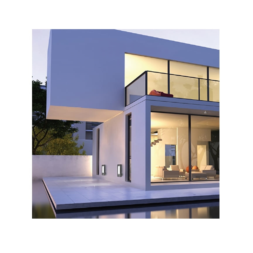 Iluminação de parede exterior LED TORRE LED/10W/230V IP54 antracite