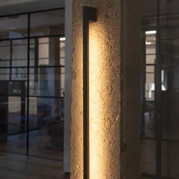 Iluminação de parede exterior LED YALTE LED/8W/230V 4000K IP54 preto