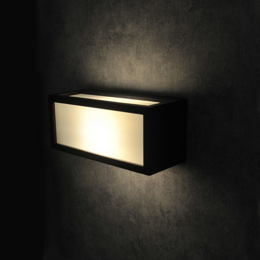 Iluminação de parede exterior MITO 1xE27/12W/230V IP54