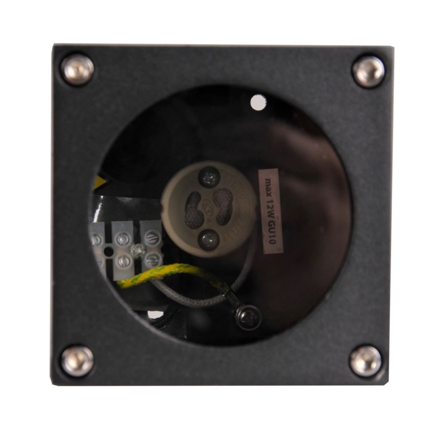 Iluminação de parede exterior MORRIS 1xGU10/35W/230V IP54