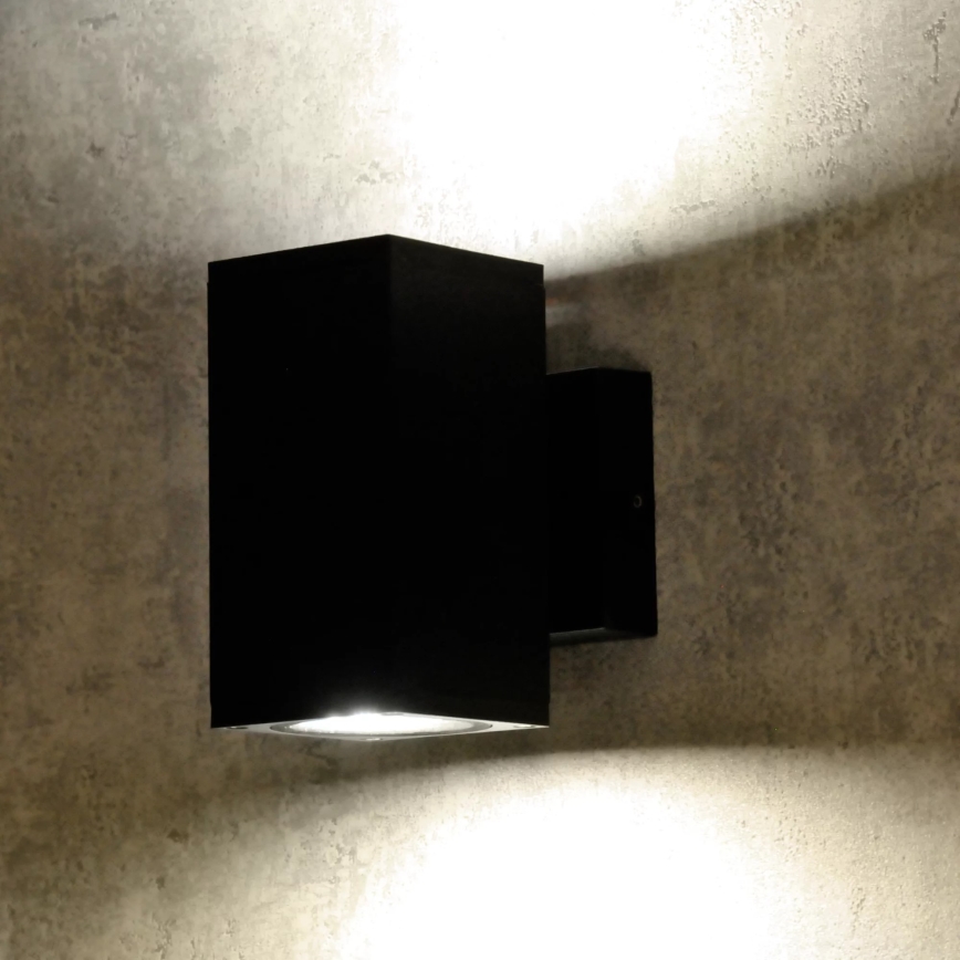 Iluminação de parede exterior MORRIS 2xGU10/35W/230V IP54