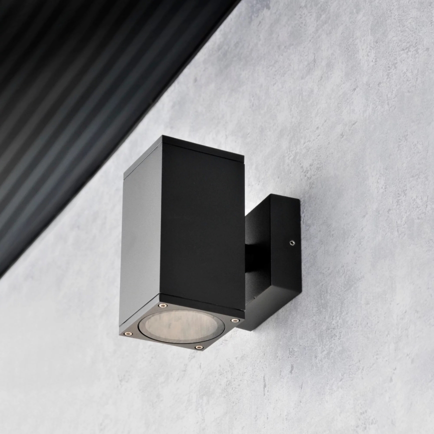 Iluminação de parede exterior MORRIS 2xGU10/35W/230V IP54
