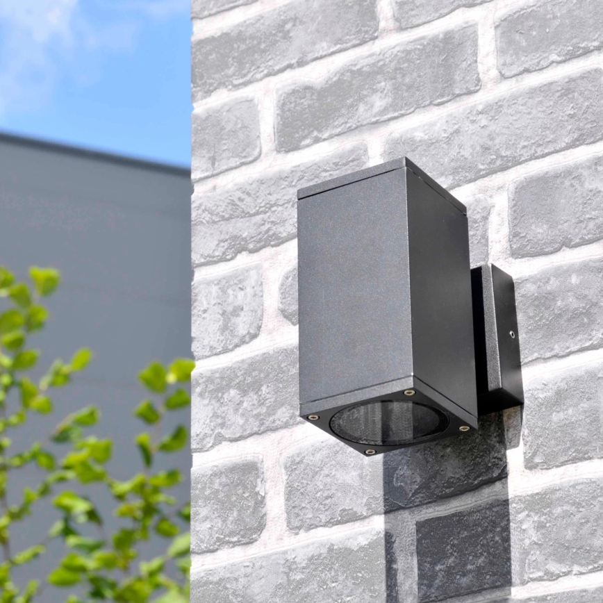 Iluminação de parede exterior MORRIS 2xGU10/35W/230V IP54