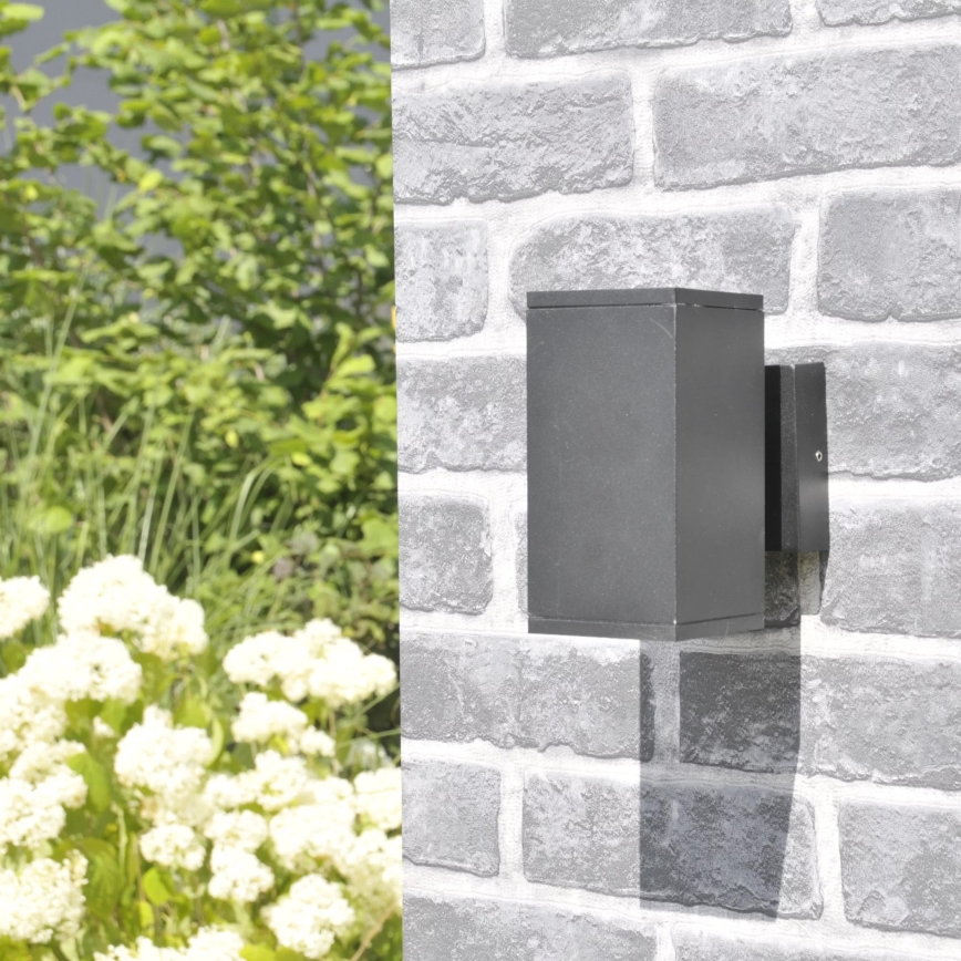 Iluminação de parede exterior MORRIS 2xGU10/35W/230V IP54