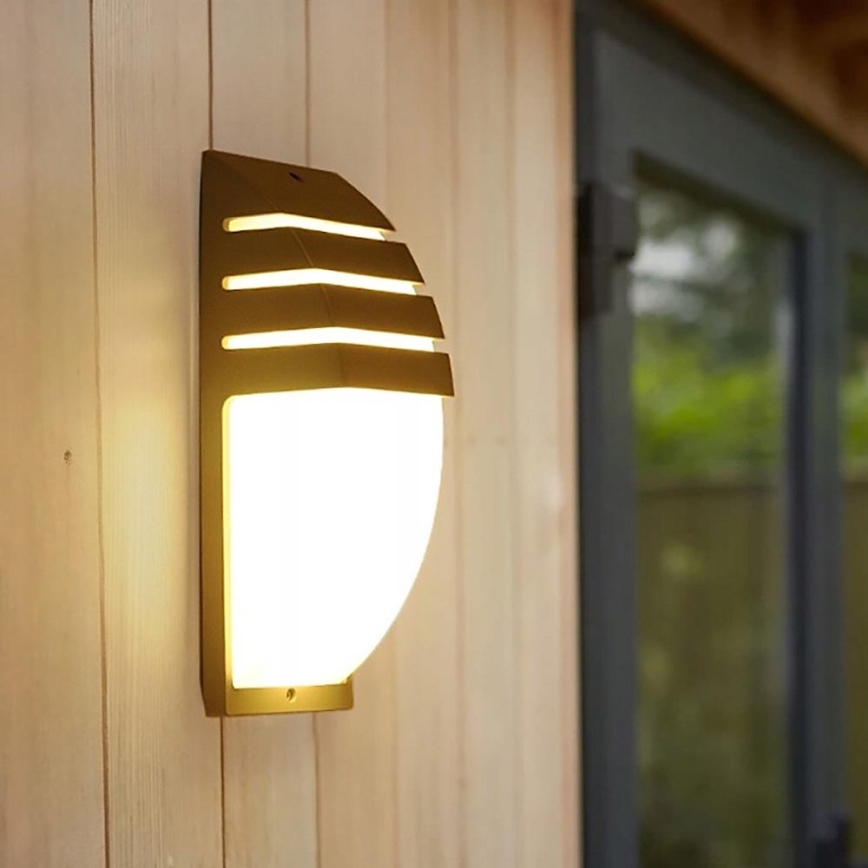 Iluminação de parede exterior NALANI 1xE27/18W/230V IP54 antracite