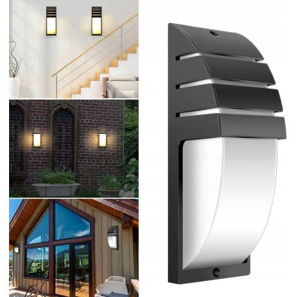 Iluminação de parede exterior NALANI 1xE27/18W/230V IP54 antracite