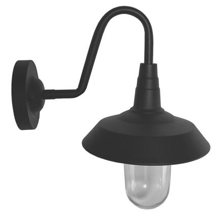 Iluminação de parede exterior NILDA 1xE27/60W/230V IP44 preto