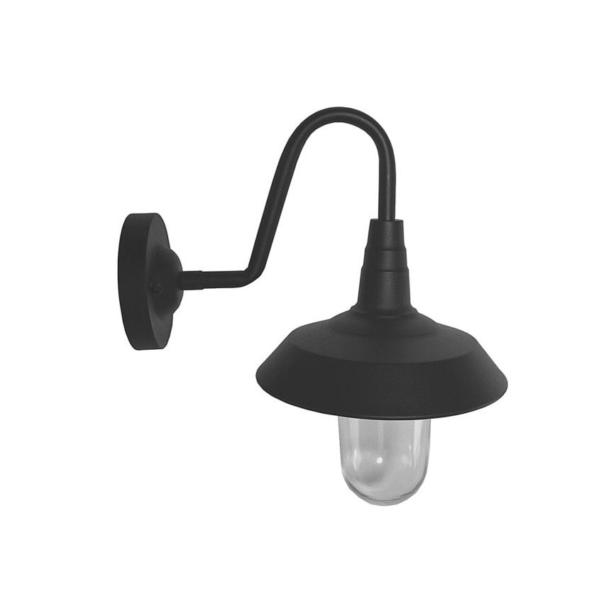 Iluminação de parede exterior NILDA 1xE27/60W/230V IP44 preto