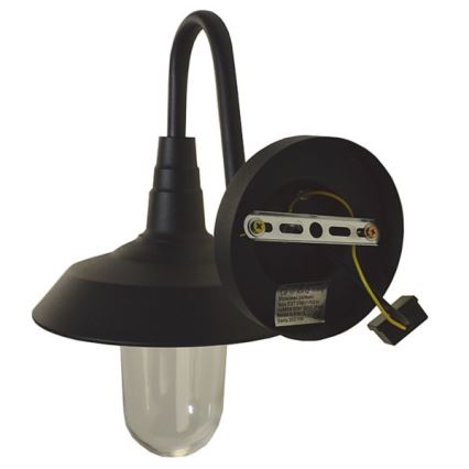 Iluminação de parede exterior NILDA 1xE27/60W/230V IP44 preto
