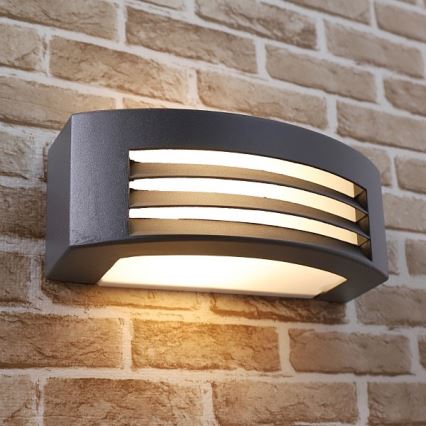 Iluminação de parede exterior OLIANA 1xE27/60W/230V IP54 antracite
