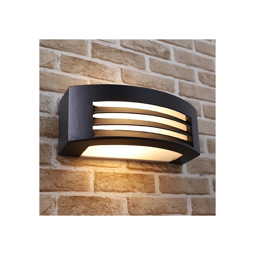 Iluminação de parede exterior OLIANA 1xE27/60W/230V IP54 preto
