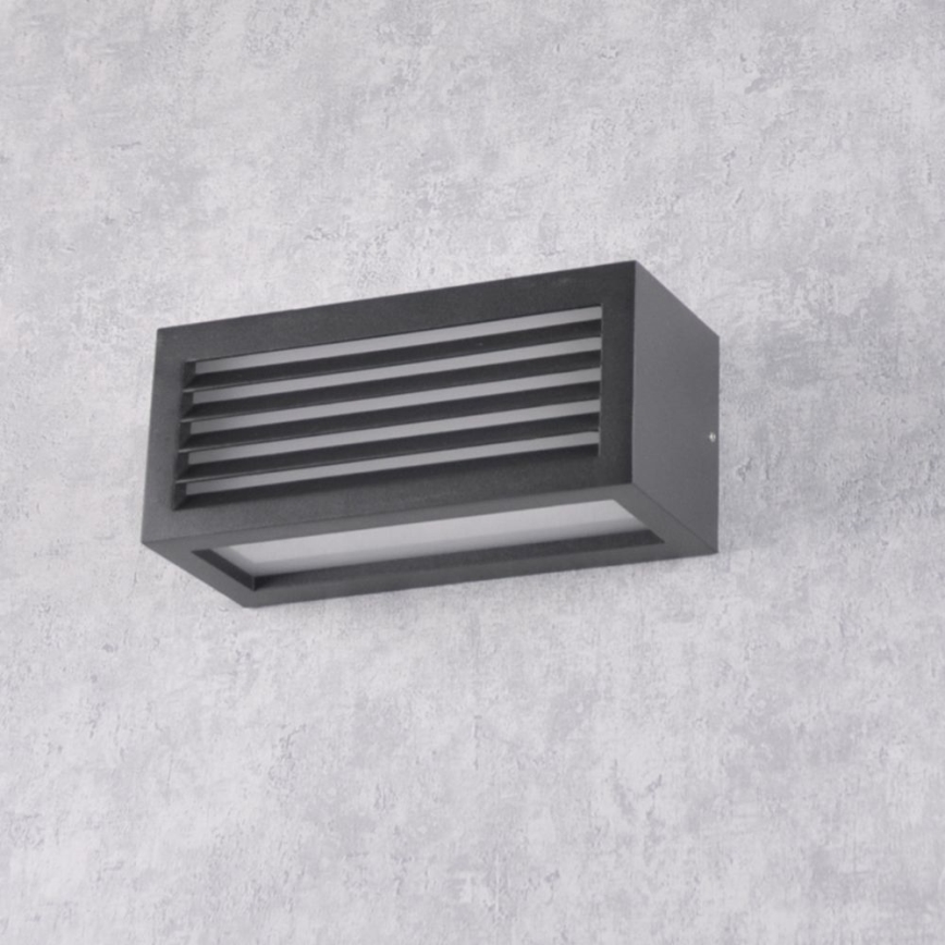 Iluminação de parede exterior OSAKA 1xE27/12W/230V IP54