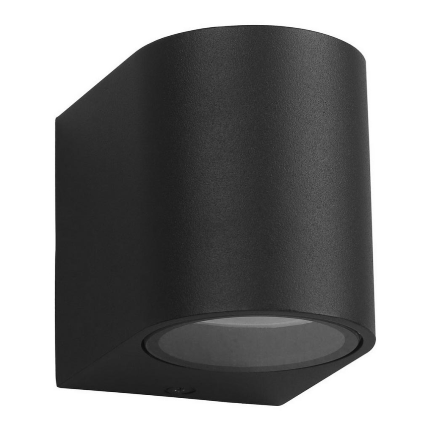 Iluminação de parede exterior OVALIS 1xGU10/35W/230V IP44 preto