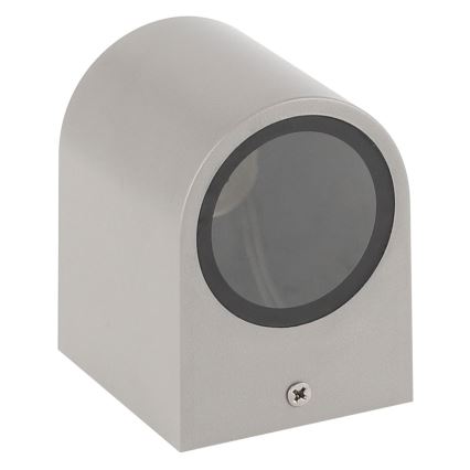 Iluminação de parede exterior PARETE 1xGU10/6W/230V IP54 cinzenta