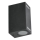 Iluminação de parede exterior QUERK 2xGU10/35W/230V IP54 15 cm preto