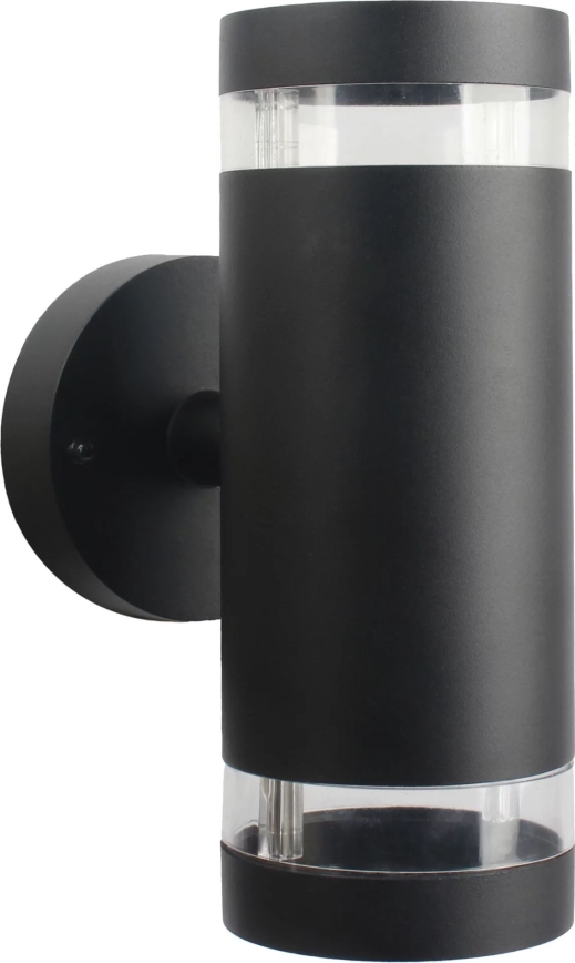 Iluminação de parede exterior RINO 2xGU10/12W/230V IP54 preto