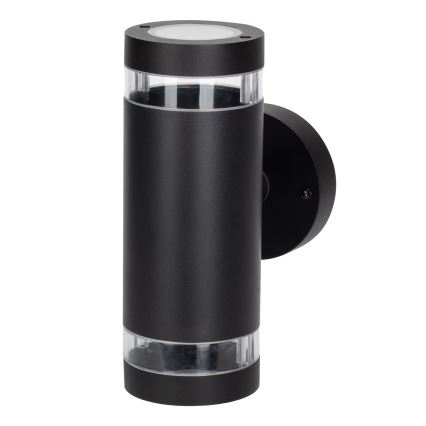 Iluminação de parede exterior RINO 2xGU10/12W/230V IP54 preto