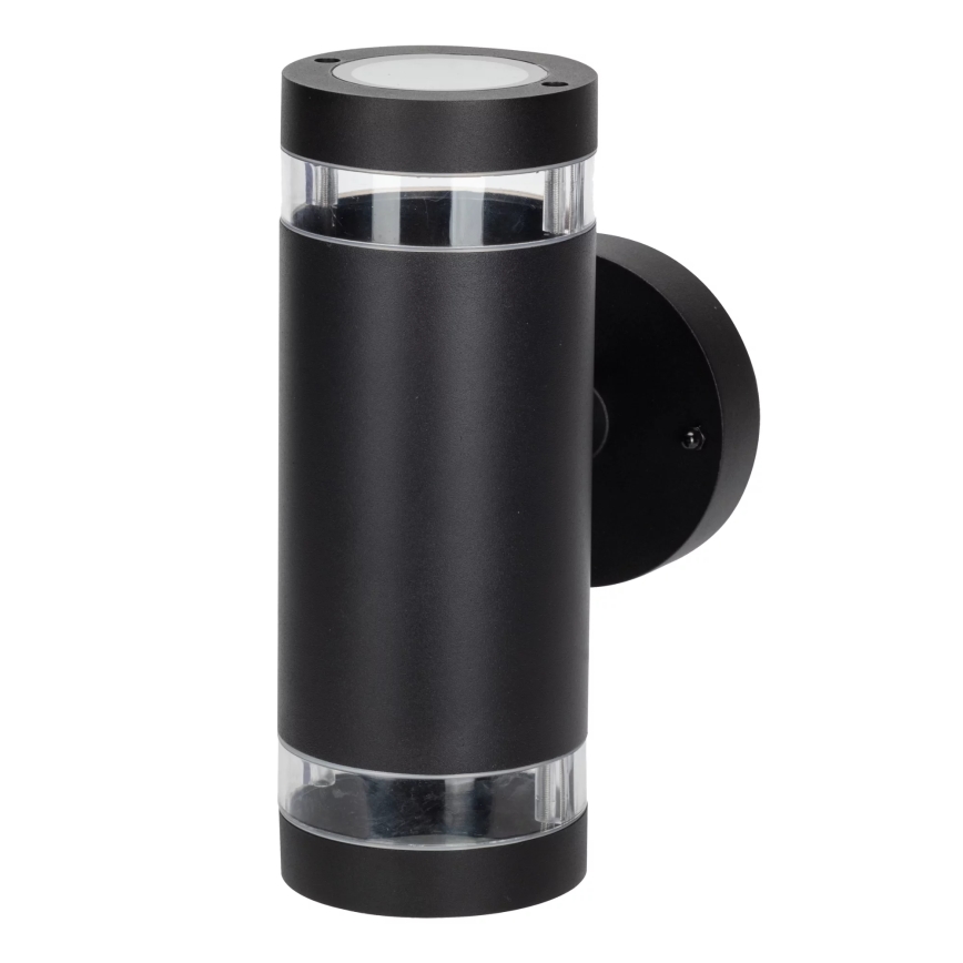 Iluminação de parede exterior RINO 2xGU10/12W/230V IP54 preto