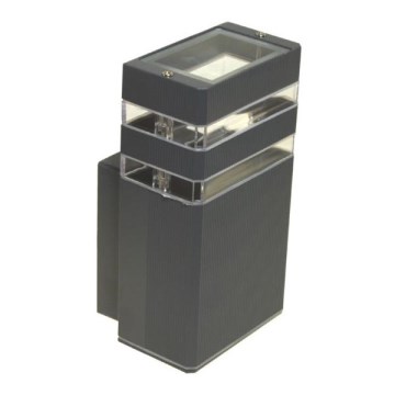 Iluminação de parede exterior SANTA 1xGU10/30W/230V IP54 antracite