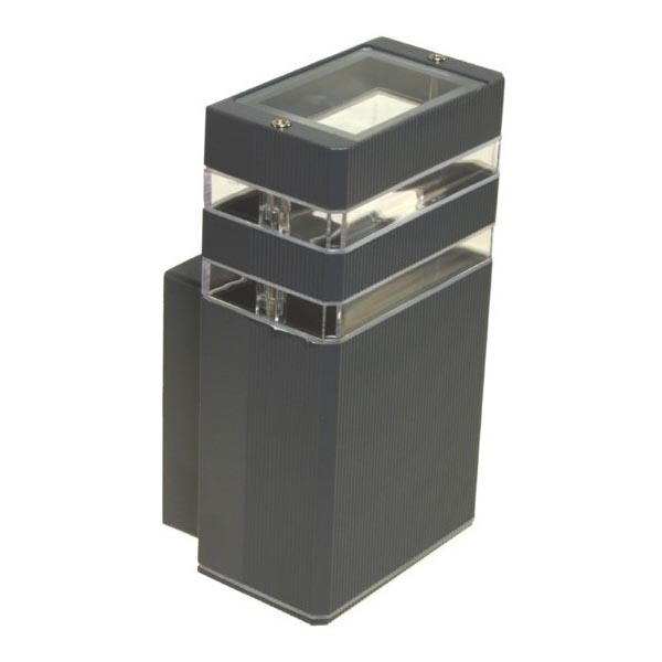 Iluminação de parede exterior SANTA 1xGU10/30W/230V IP54 antracite
