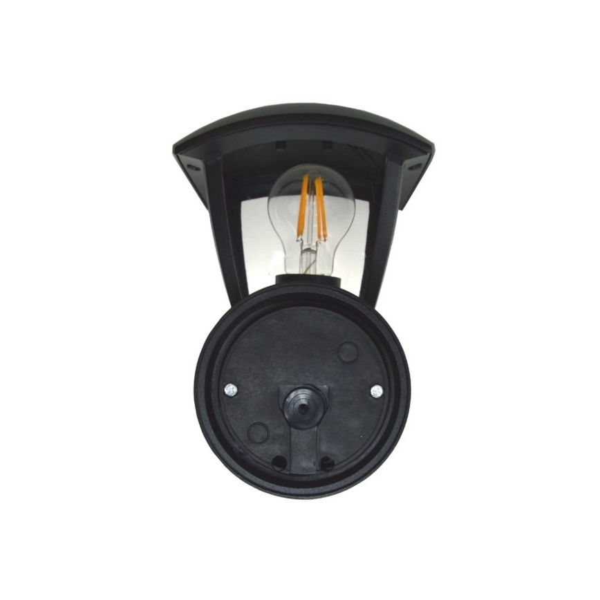 Iluminação de parede exterior SURVA 1xE27/60W/230V IP44 preto