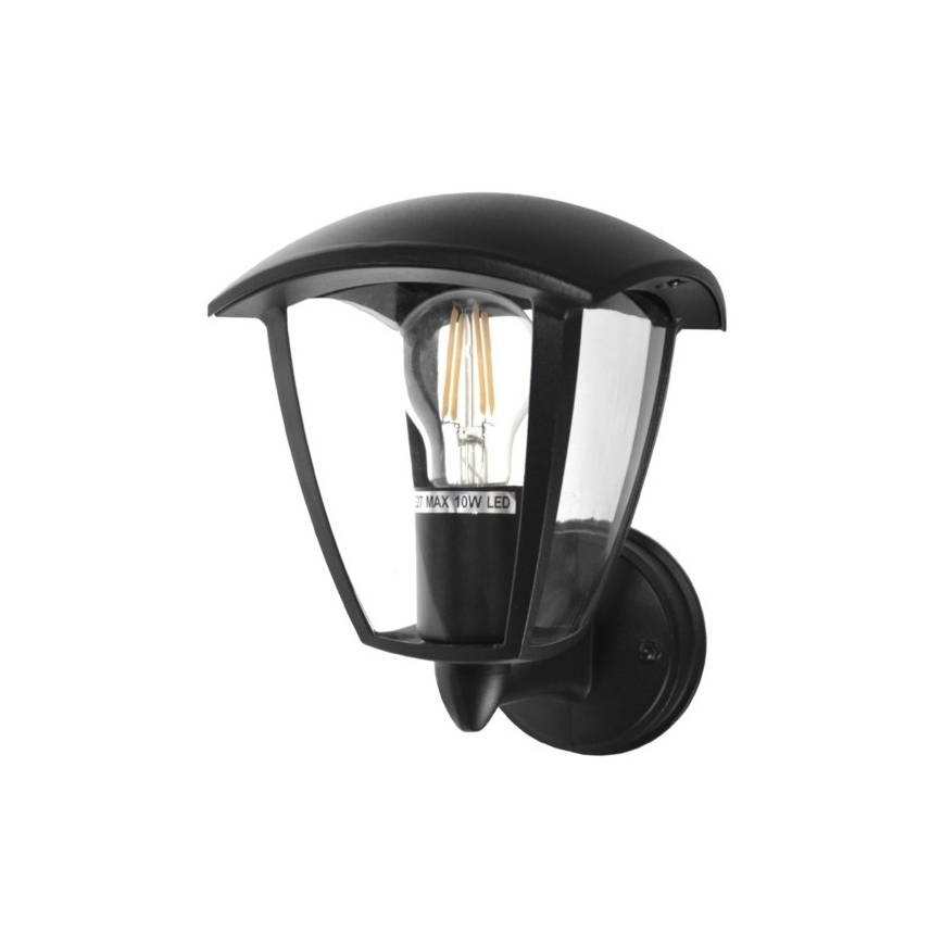 Iluminação de parede exterior SURVA 1xE27/60W/230V IP44 preto