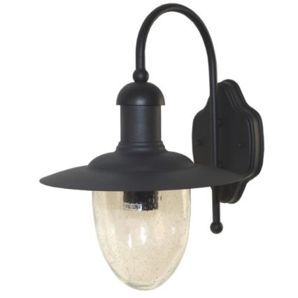 Iluminação de parede exterior TALISA 1xE27/60W/230V IP44 preto