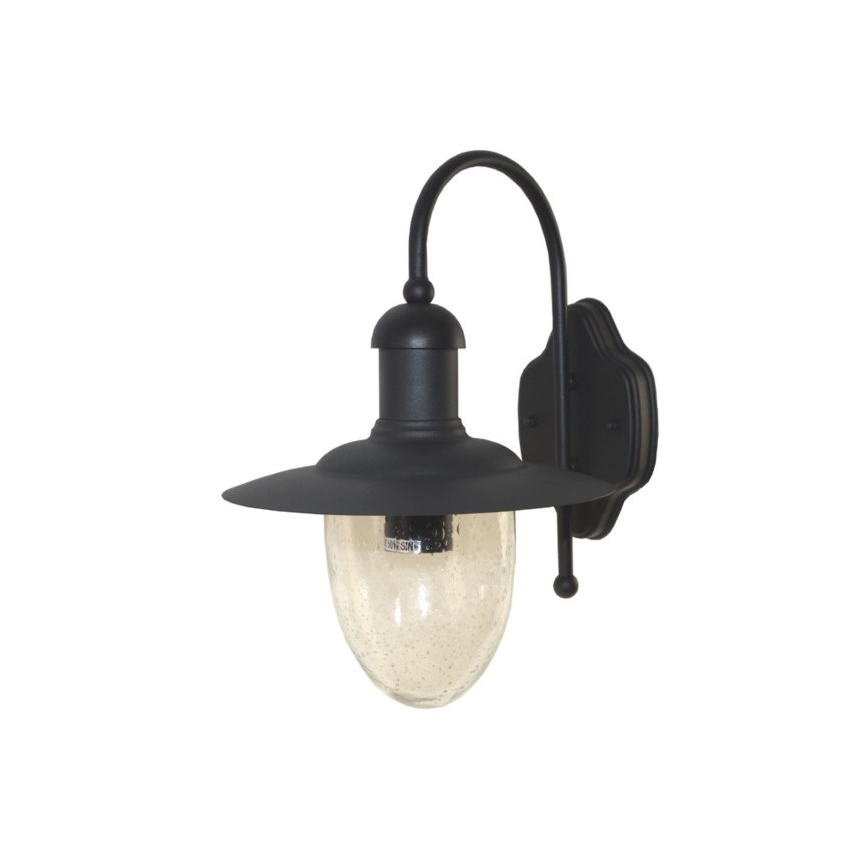 Iluminação de parede exterior TALISA 1xE27/60W/230V IP44 preto