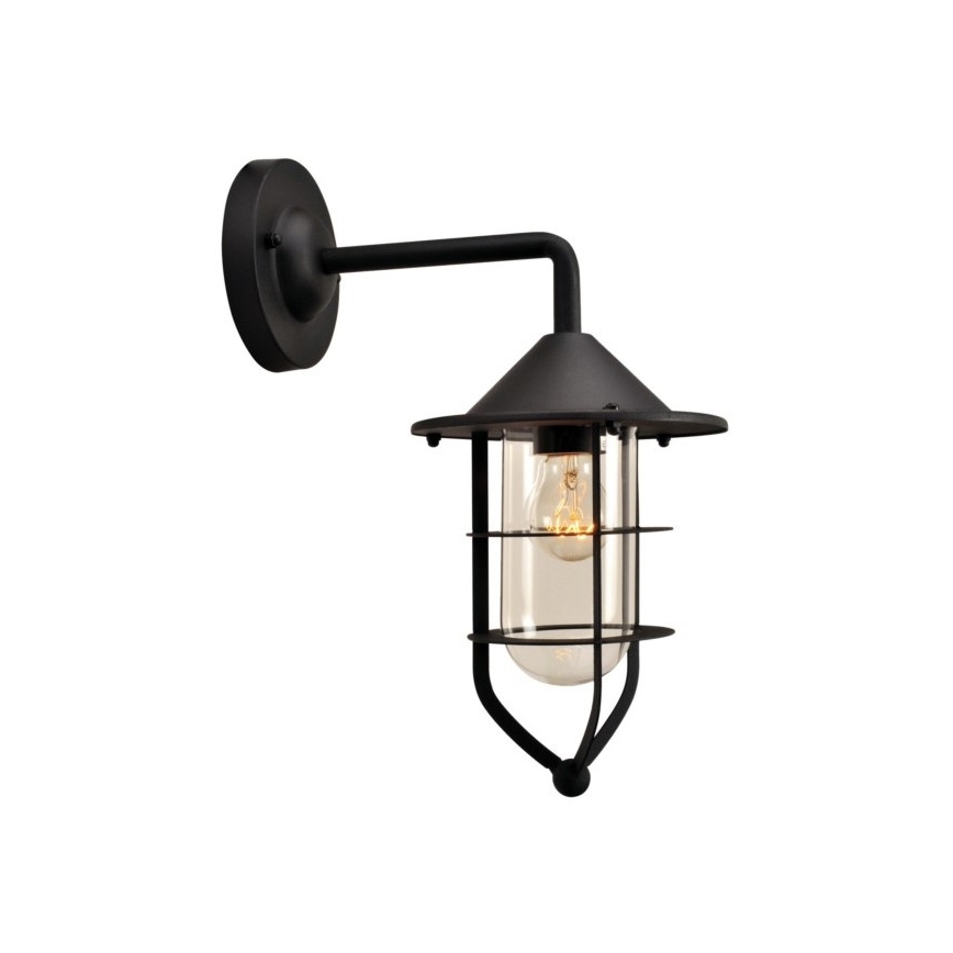 Iluminação de parede exterior TAMA 1xE27/60W/230V IP44 preto