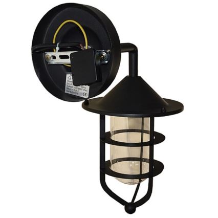 Iluminação de parede exterior TAMA 1xE27/60W/230V IP44 preto