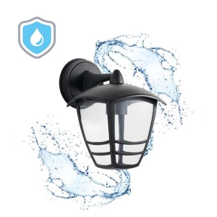Iluminação de parede exterior TEVIO KD 1xE27/60W/230V IP54 preto